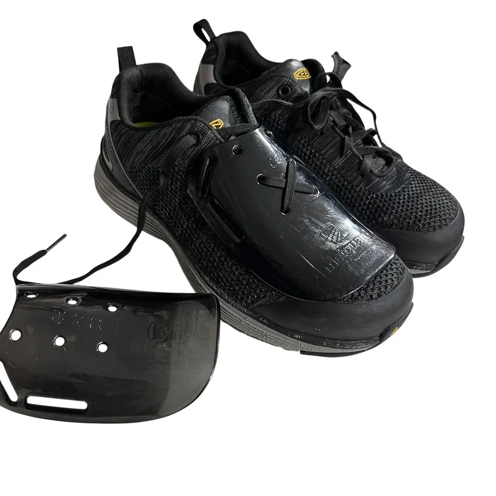 Keen‎ Utility Sparta Low ESD Aluminum Toe Work Shoes Black Metatarsal Guard 9.5